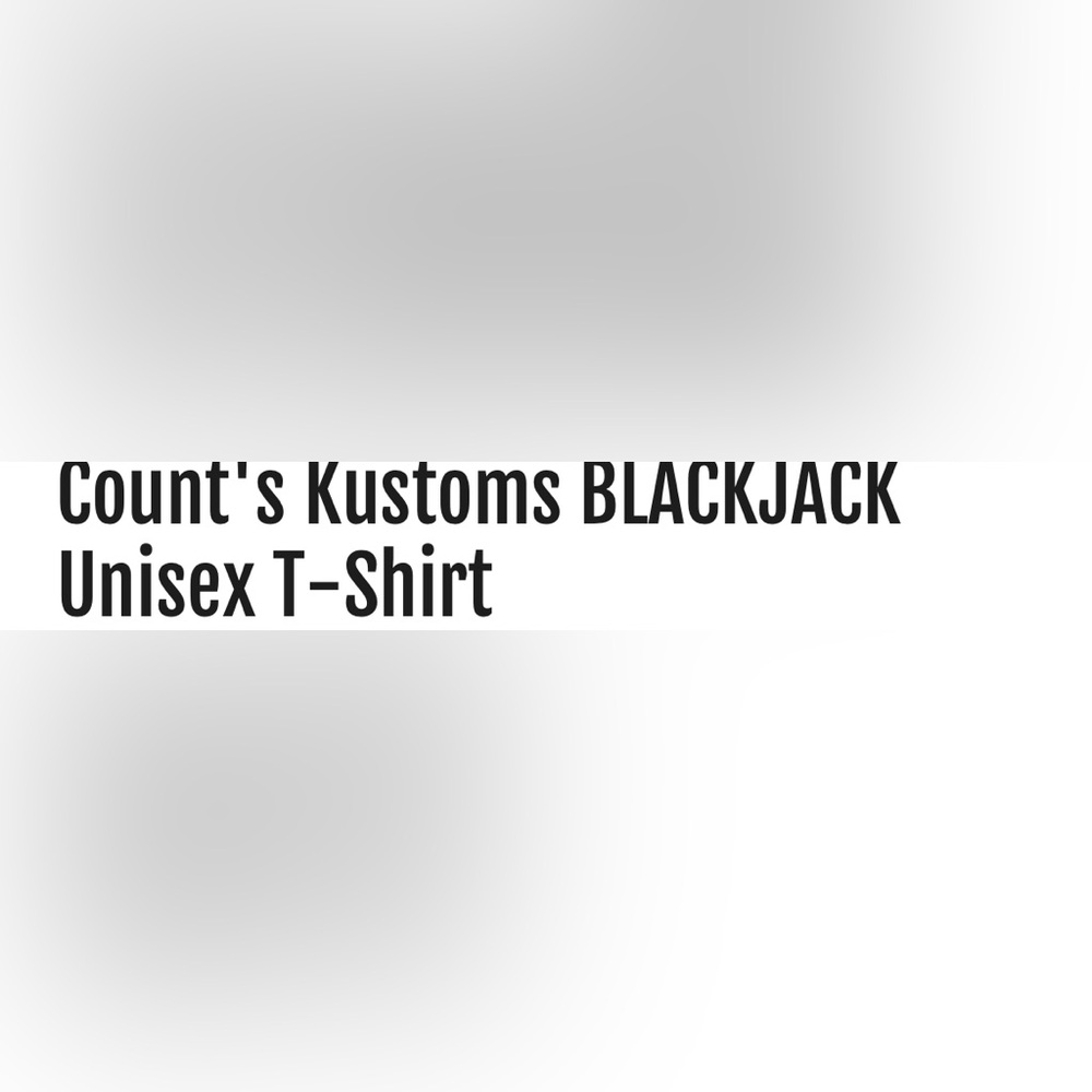 New Counts Kustoms Official License T-shirt Unisex Size Large . - Picture 7 of 10